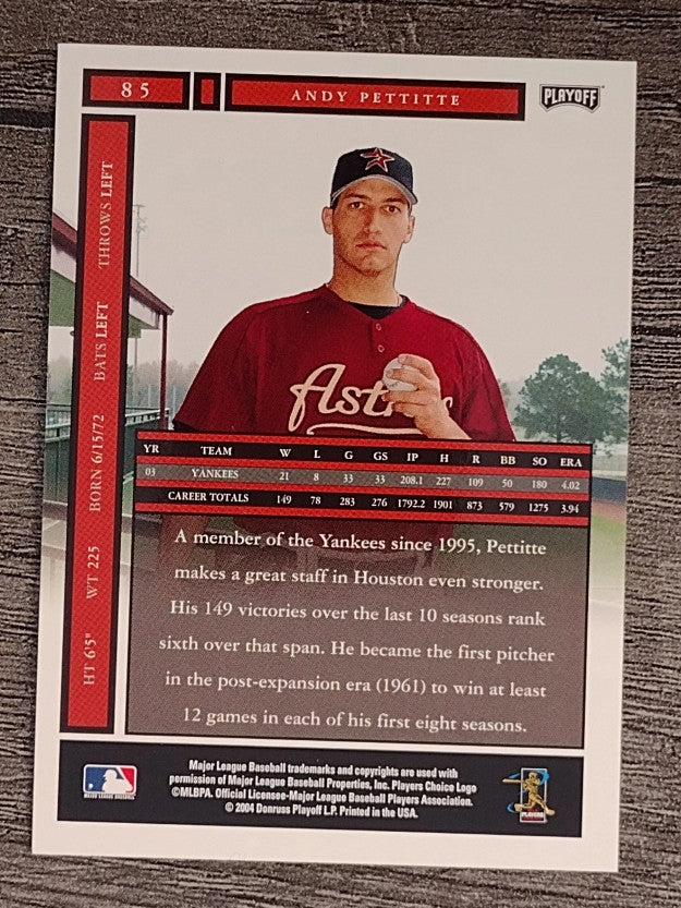 2004 Playoff Honors #85 Andy Pettitte