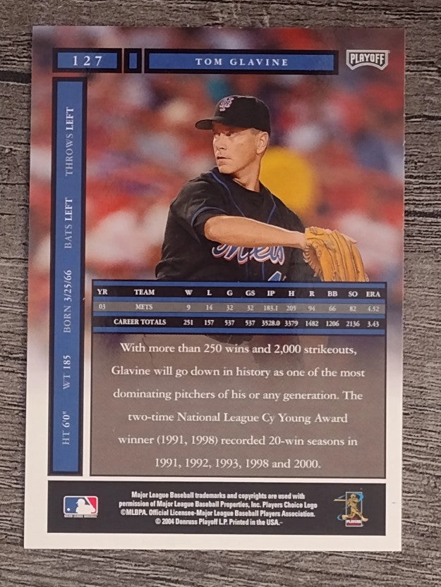 2004 Playoff Honors #127 Tom Glavine