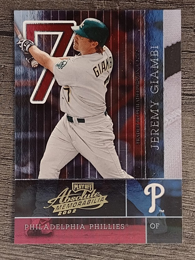 2002 Absolute Memorabilia #122 Jeremy Giambi