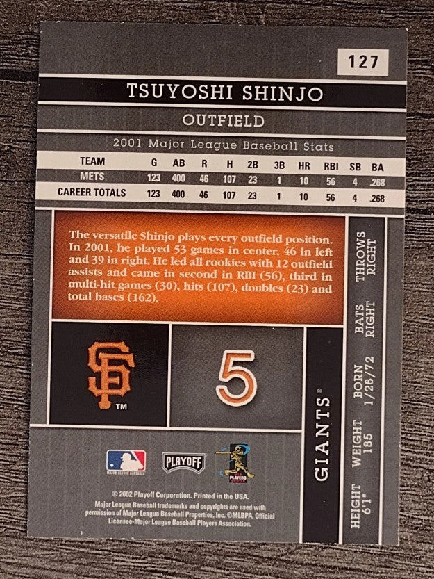 2002 Absolute Memorabilia #127 Tsuyoshi Shinjo