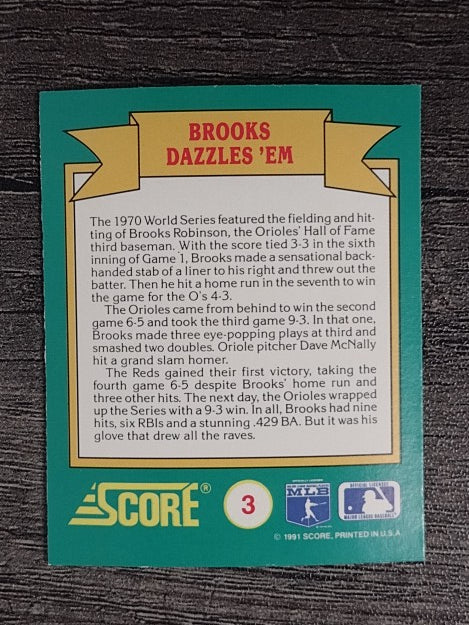 1991 Score Magic Motion Trivia #3 Trivia Card 3