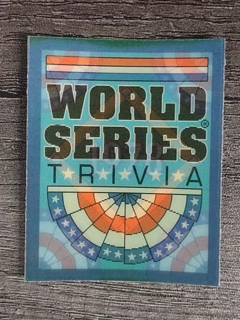 1991 Score Magic Motion Trivia #9 Trivia Card 9
