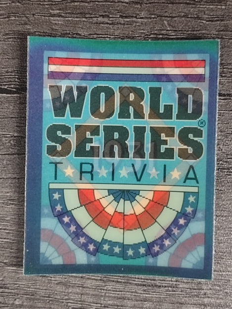 1991 Score Magic Motion Trivia #25 Trivia Card 25