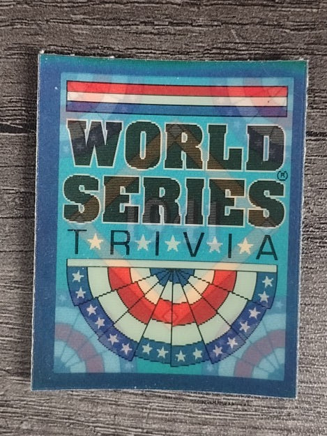 1991 Score Magic Motion Trivia #32 Trivia Card 32