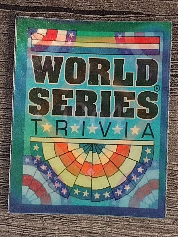 1991 Score Magic Motion Trivia #21 Trivia Card 21