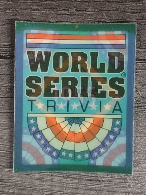 1991 Score Magic Motion Trivia #17 Trivia Card 17