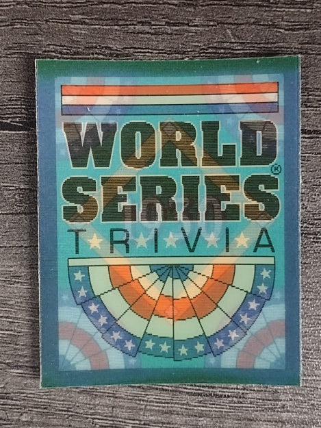 1991 Score Magic Motion Trivia #24 Trivia Card 24