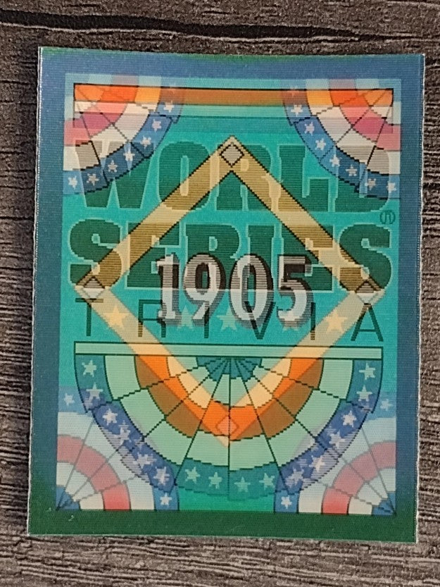 1991 Score Magic Motion Trivia #40 Trivia Card 40