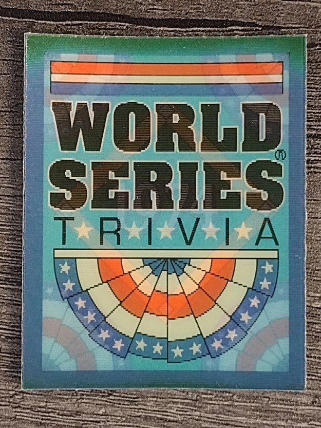 1991 Score Magic Motion Trivia #6 Trivia Card 6