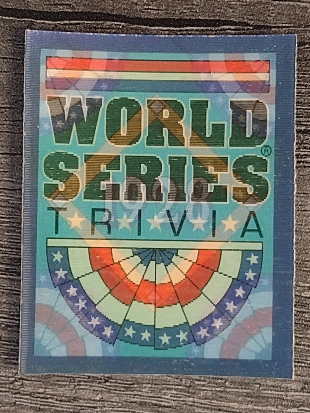 1991 Score Magic Motion Trivia #55 Trivia Card 55