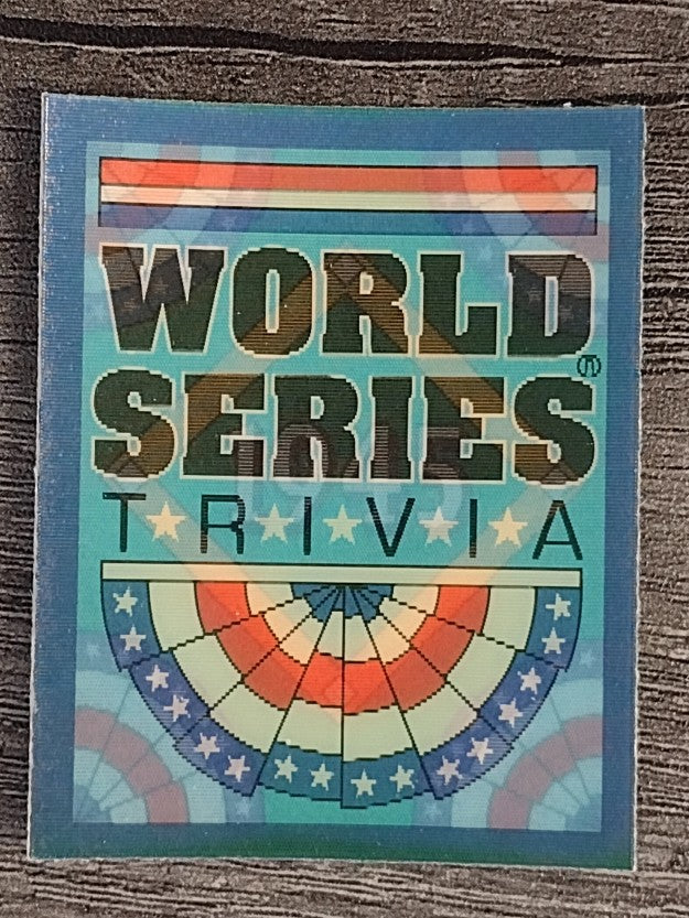 1991 Score Magic Motion Trivia #36 Trivia Card 36