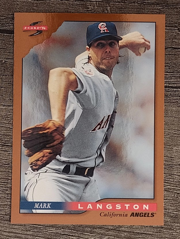1996 Score Dugout Collection #B16 Mark Langston
