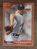 1996 Score Dugout Collection #B16 Mark Langston