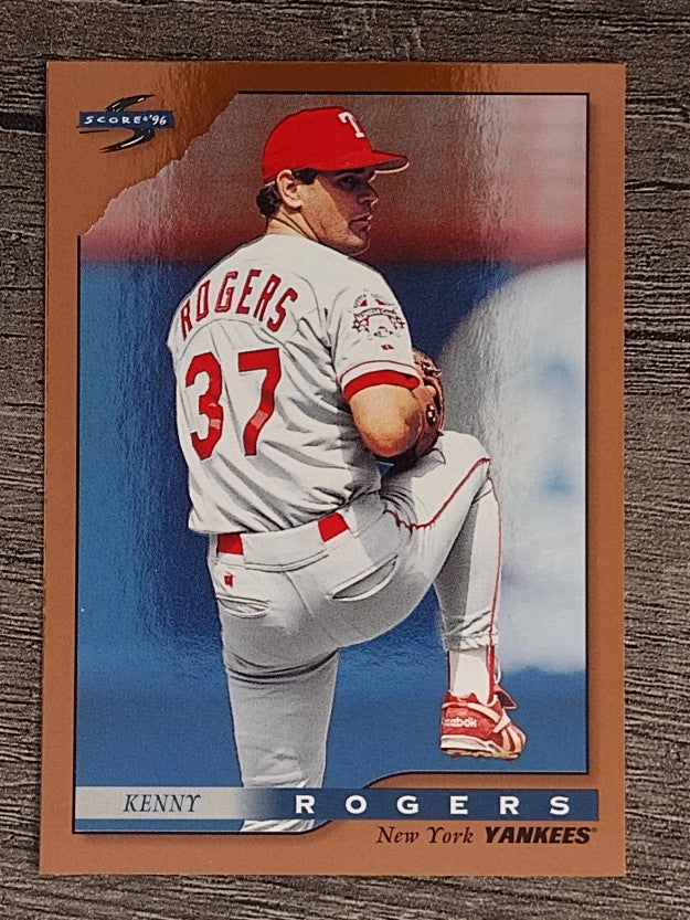 1996 Score Dugout Collection #B44 Kenny Rogers