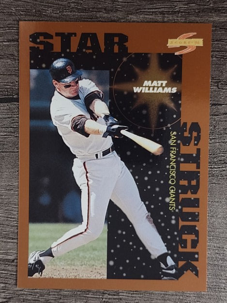 1996 Score Dugout Collection #B85 Matt Williams SS