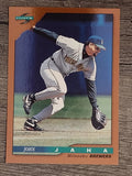 1996 Score Dugout Collection #B40 John Jaha