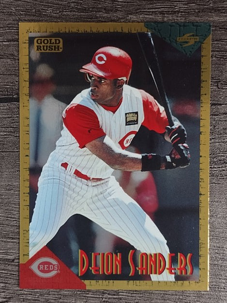 1994 Score Rookie/Traded Gold Rush #RT57 Deion Sanders