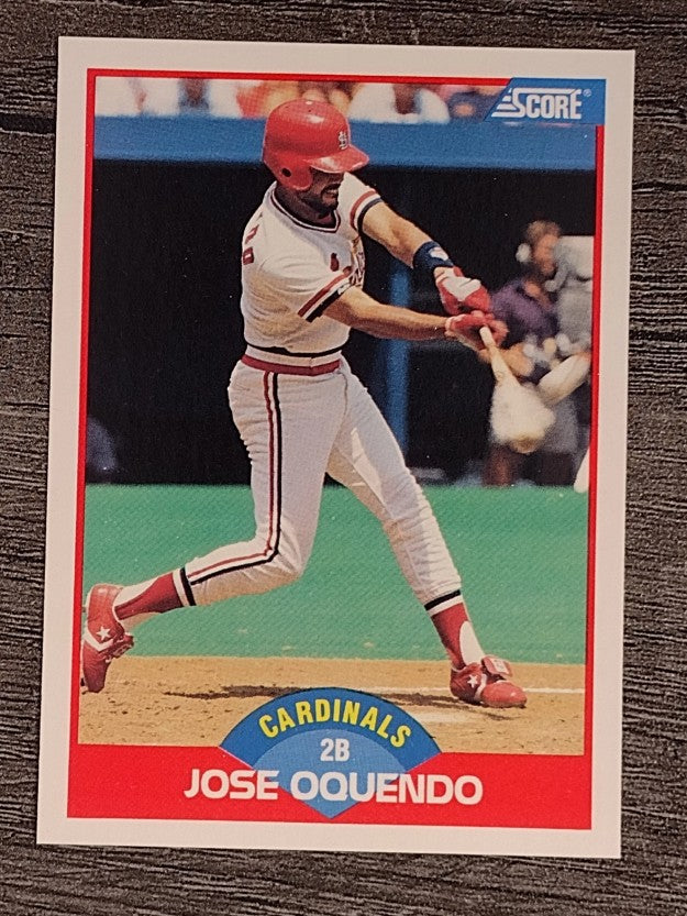 1989 Score #529 Jose Oquendo