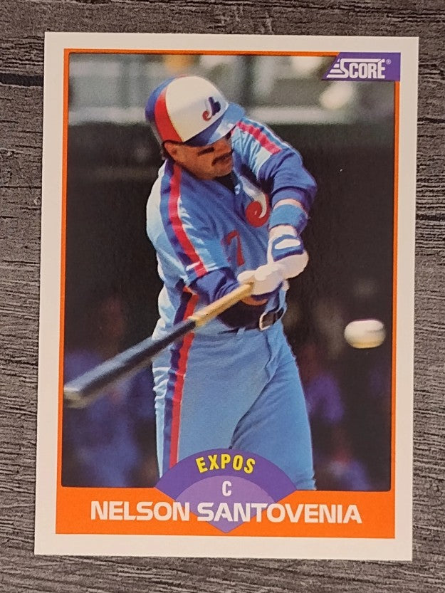 1989 Score #346 Nelson Santovenia