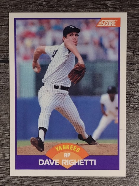 1989 Score #225 Dave Righetti