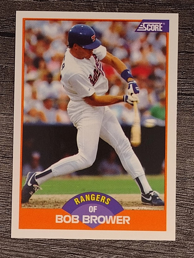 1989 Score #344 Bob Brower