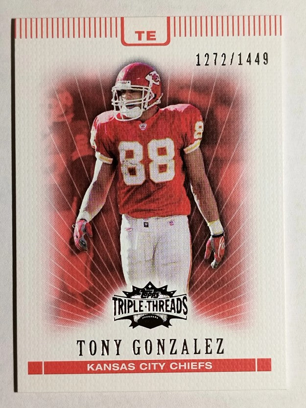 2007 Topps Triple Threads #75 Tony Gonzalez