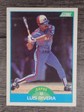 1989 Score #169 Luis Rivera