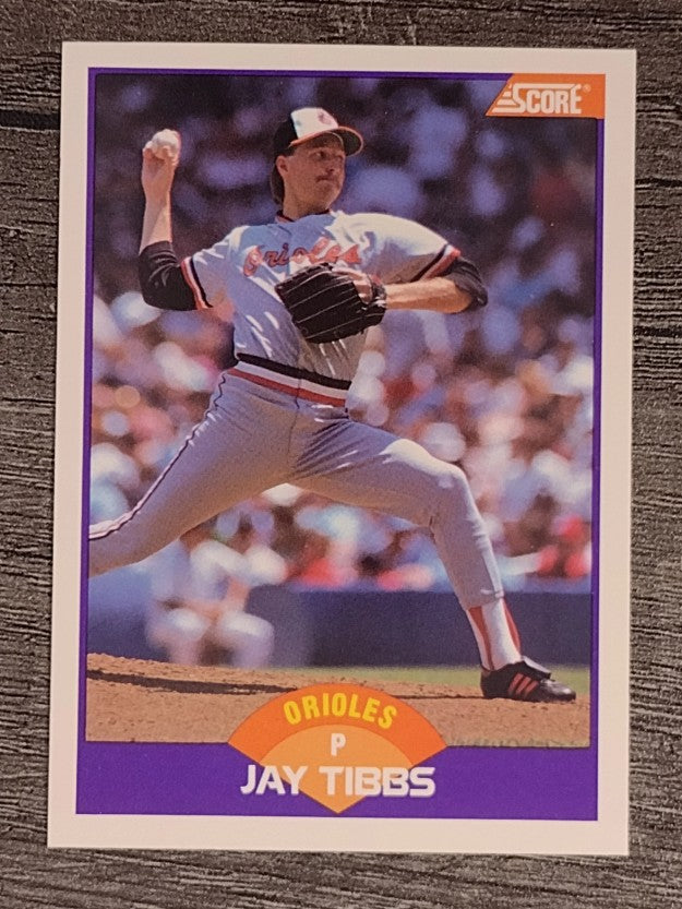 1989 Score #262 Jay Tibbs