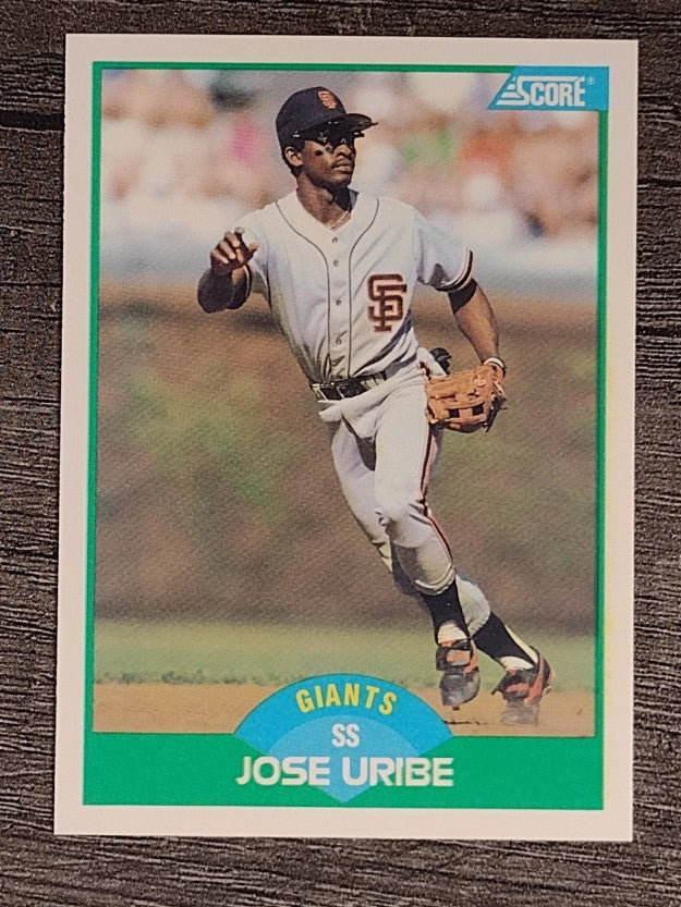 1989 Score #56 Jose Uribe