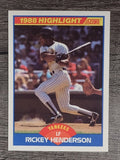 1989 Score #657 Rickey Henderson HL