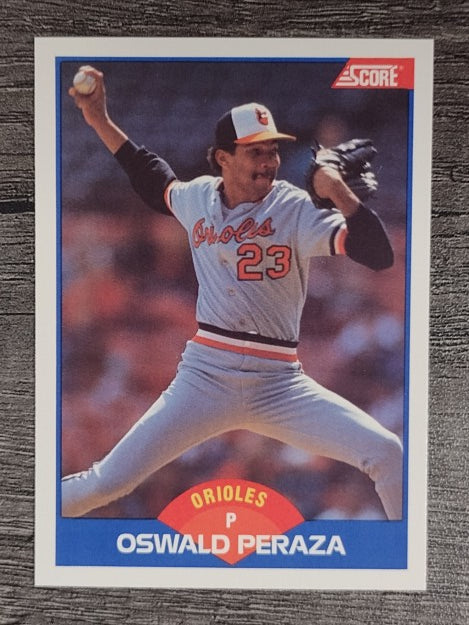 1989 Score #571 Oswald Peraza RC