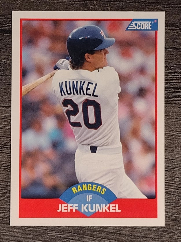 1989 Score #484 Jeff Kunkel