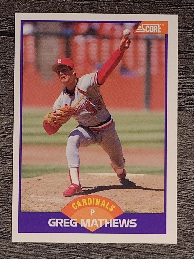 1989 Score #286 Greg Mathews