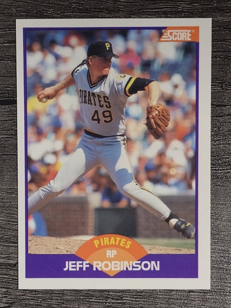 1989 Score #309 Jeff D. Robinson
