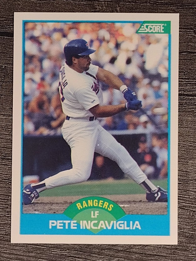 1989 Score #201 Pete Incaviglia