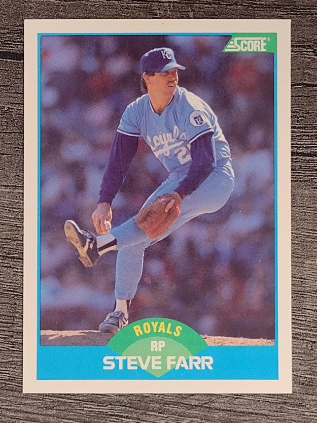 1989 Score #183 Steve Farr