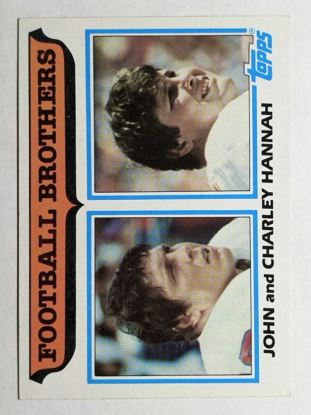 1982 Topps #267 Brothers: Hannah/John and Charley