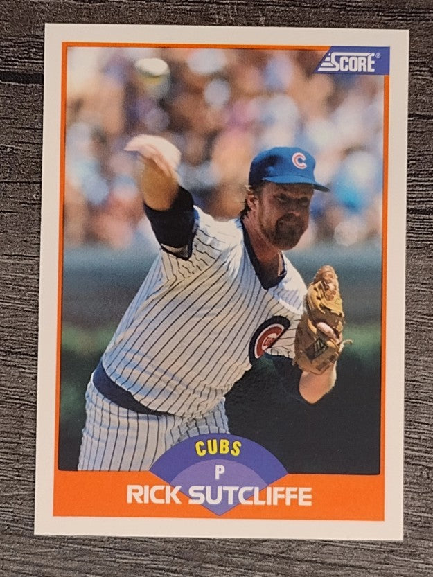 1989 Score #407 Rick Sutcliffe