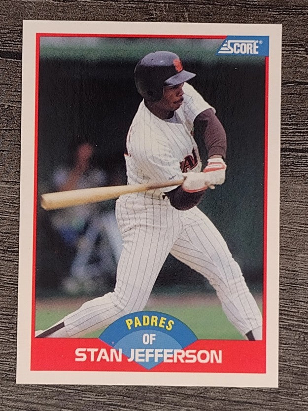 1989 Score #519 Stan Jefferson
