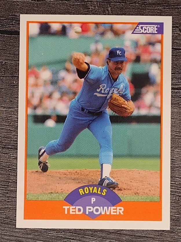 1989 Score #348 Ted Power