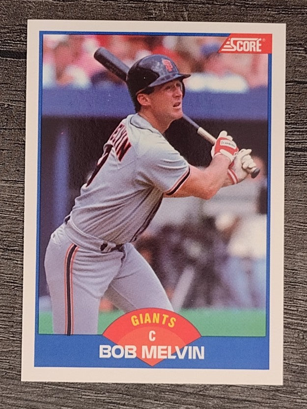 1989 Score #617 Bob Melvin