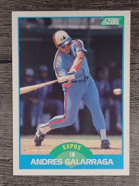 1989 Score #144 Andres Galarraga