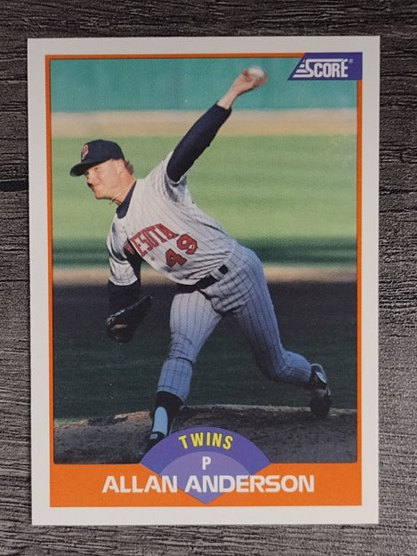 1989 Score #394 Allan Anderson