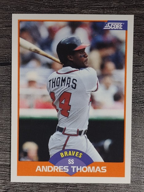 1989 Score #406 Andres Thomas
