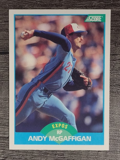 1989 Score #138 Andy McGaffigan