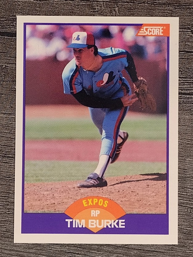 1989 Score #228 Tim Burke