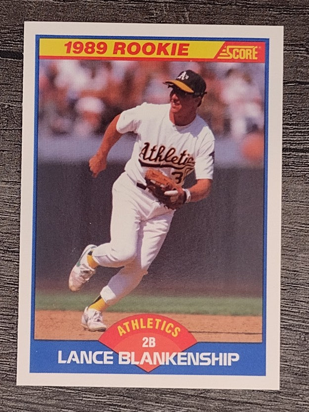 1989 Score #641 Lance Blankenship RC