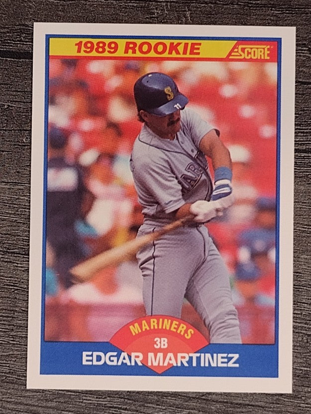 1989 Score #637 Edgar Martinez