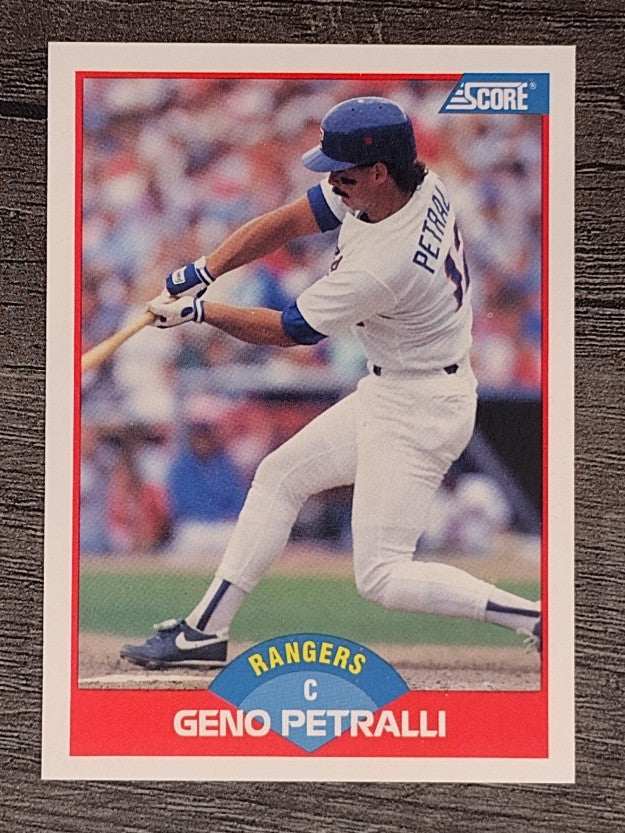 1989 Score #526 Geno Petralli