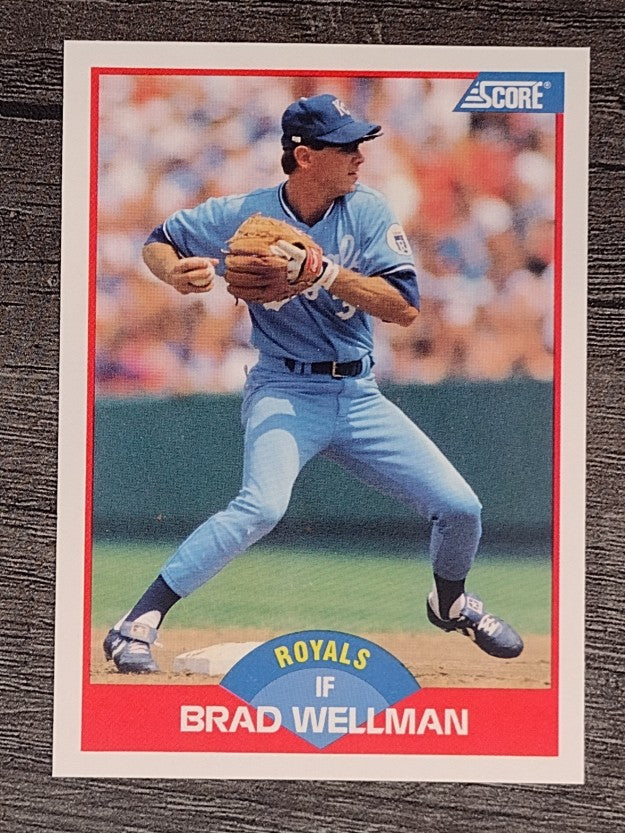 1989 Score #504 Brad Wellman